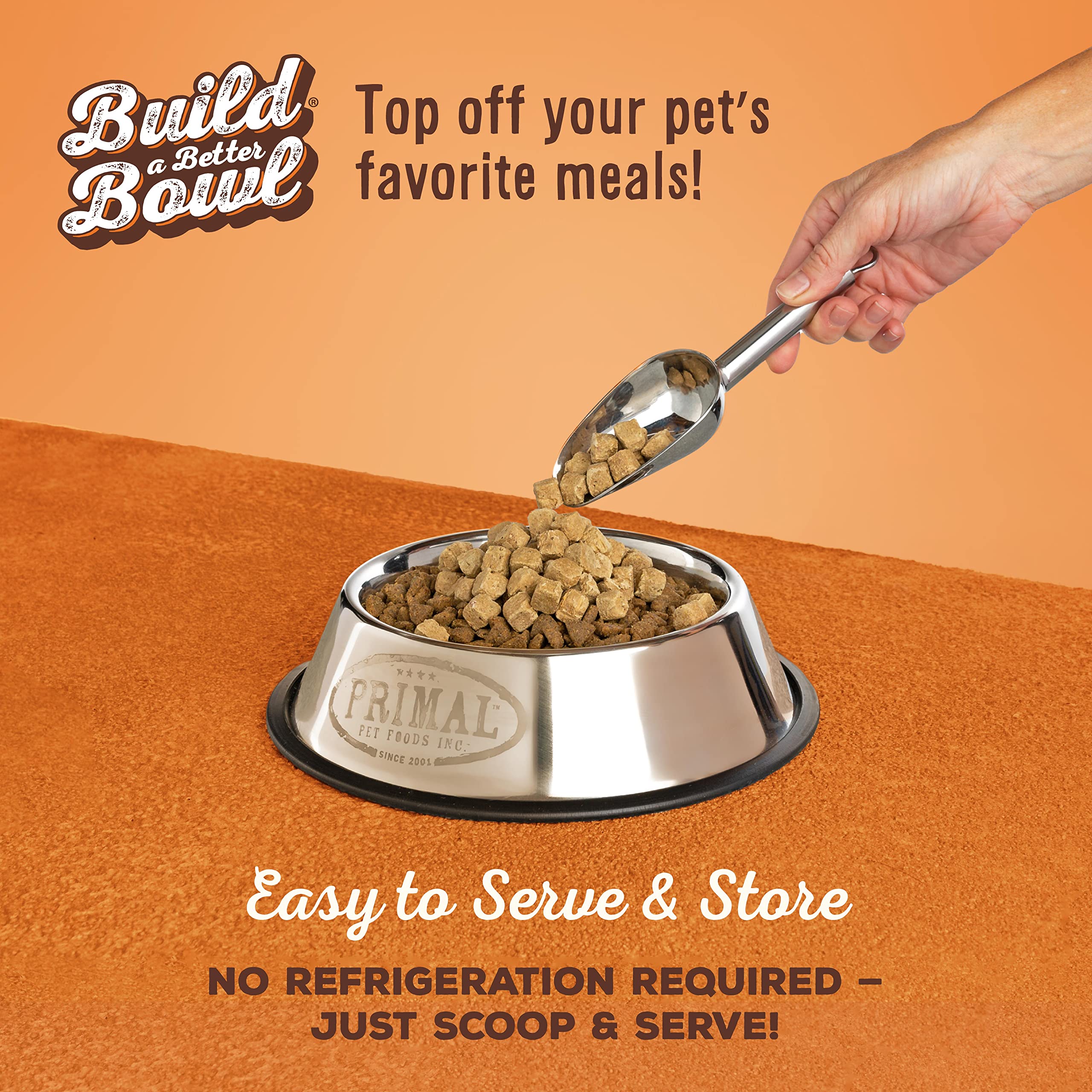 Topping Primal con hígado de res para perros, sabor intenso.