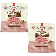 Primal Pet Foods: trozos de cerdo liofilizados listos para servir.