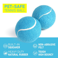 Prime Pets bola-tenis-perro-alto-rebote para saltos y alcance.