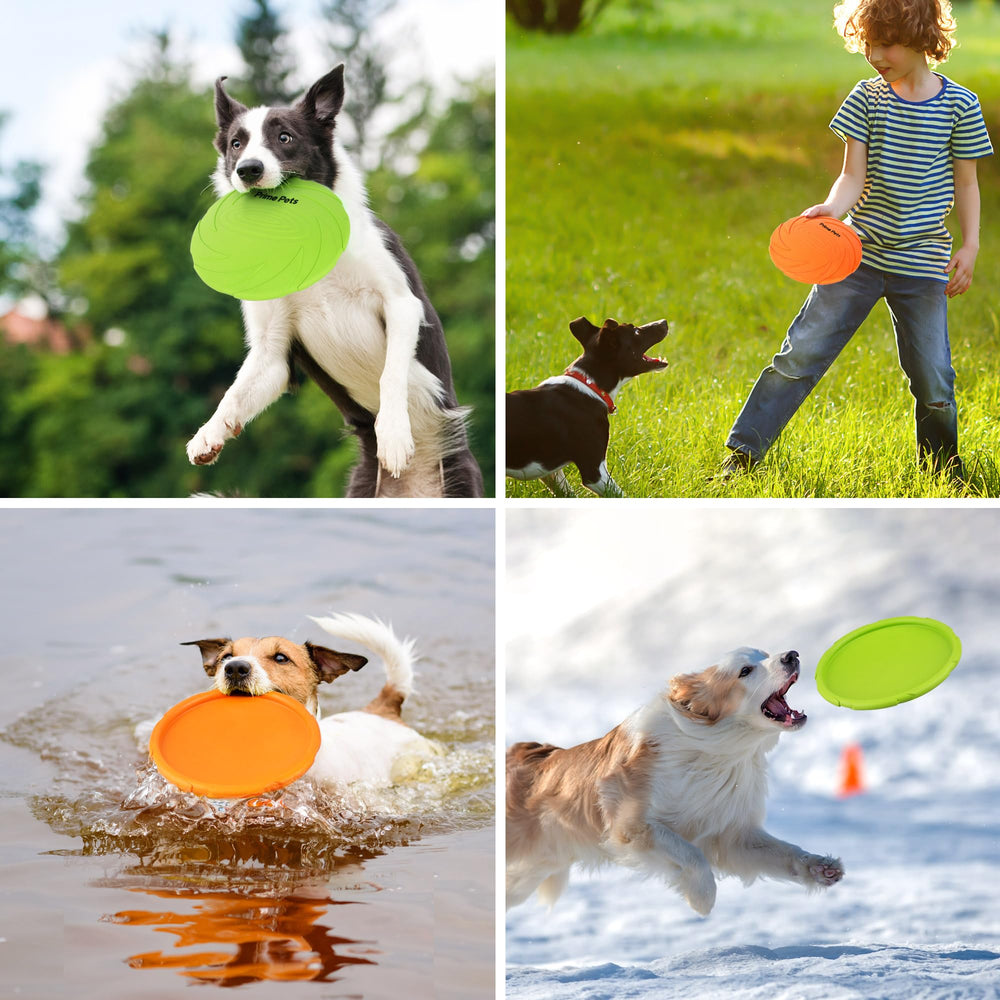 Prime Pets Disque Volant Chien design léger et durable