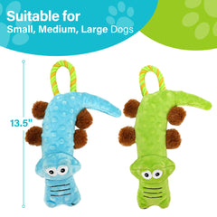 Cocodrilo Prime Pets con costuras reforzadas para mayor durabilidad.