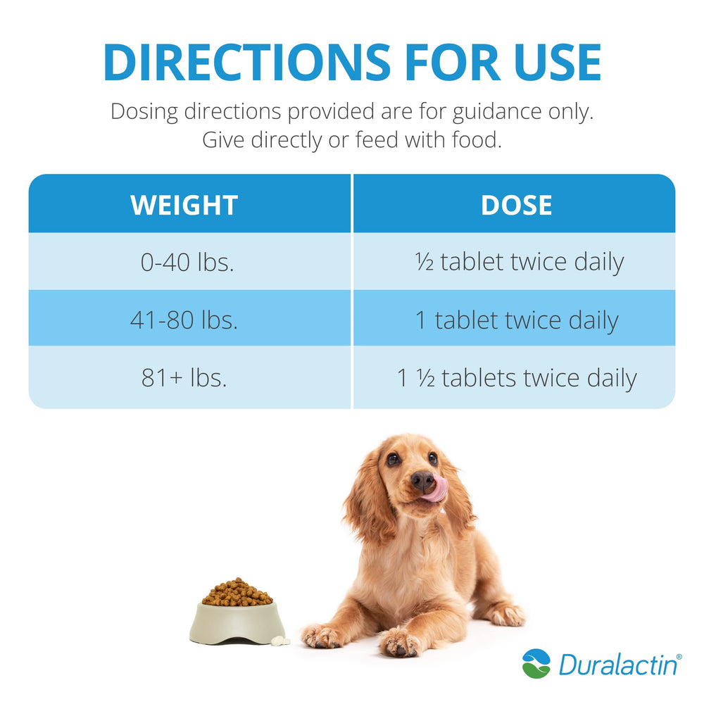 PRN Duralactin complemento veterinario para perros, posible bienestar articular diario.