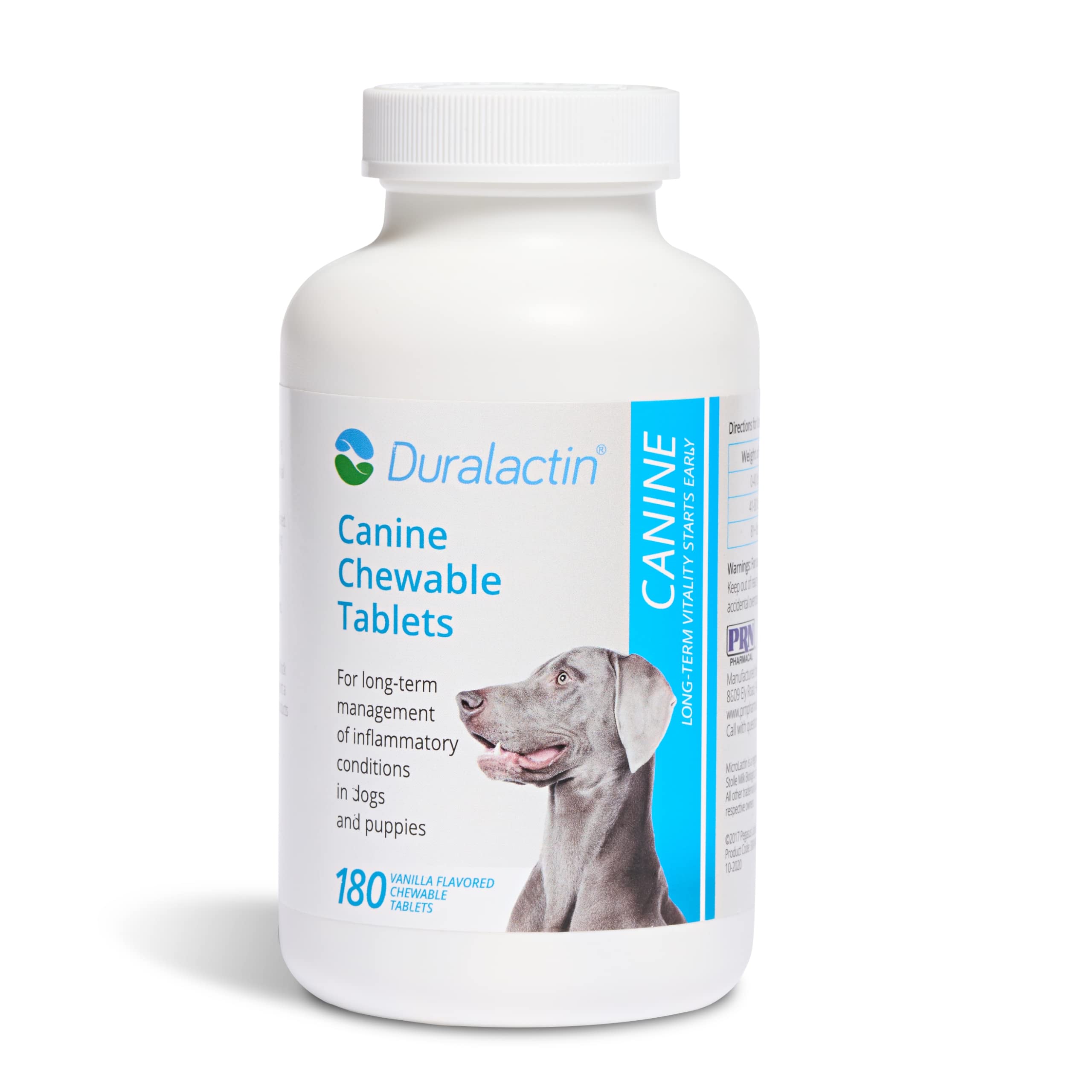PRN Duralactin tableta masticable para perro, apoyo potencial a la movilidad diaria.