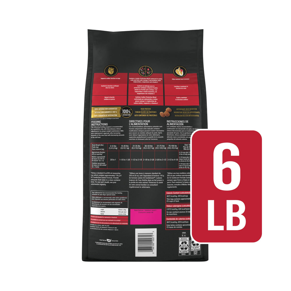 Pro Plan CardioCare: presentación en bolsa de 6 libras.