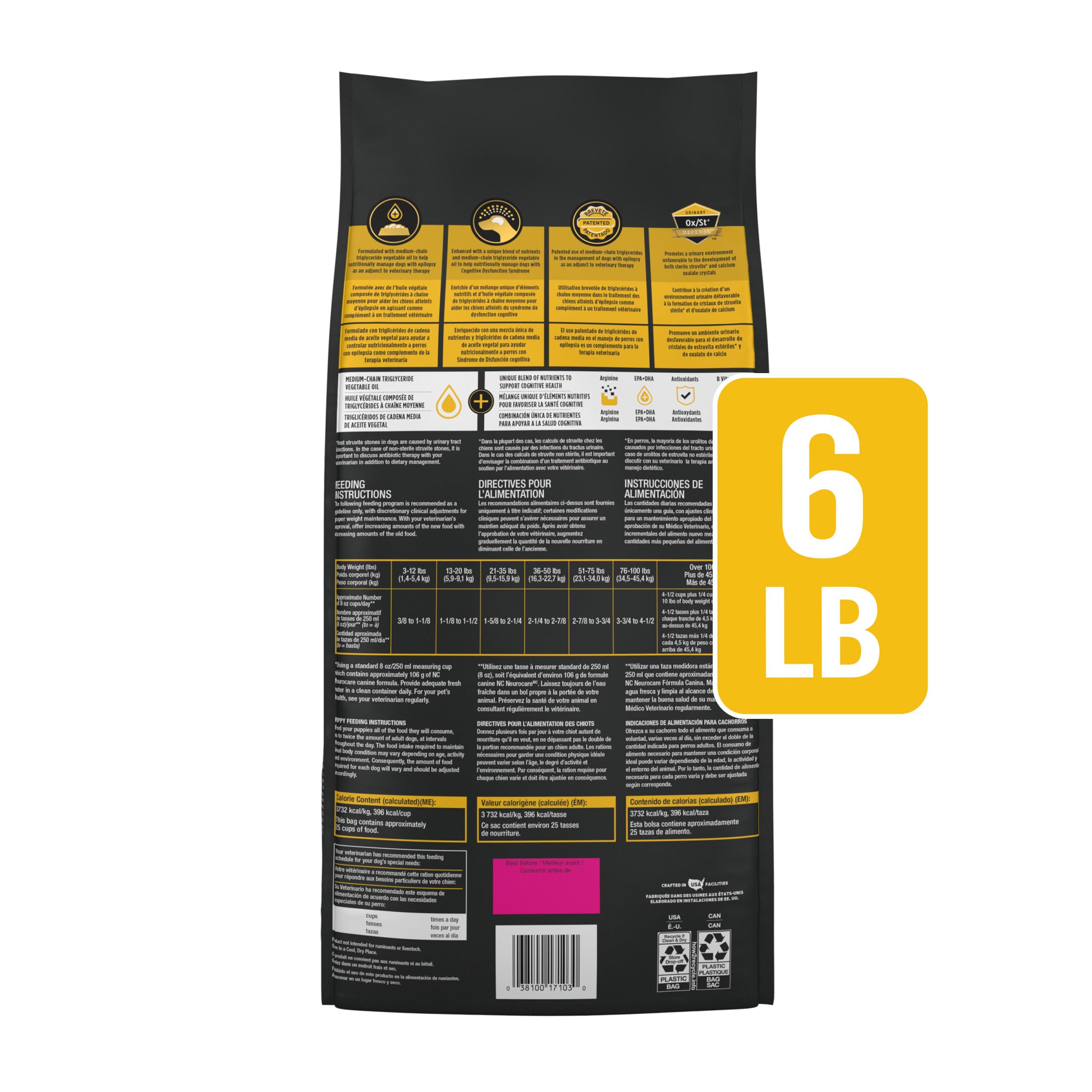 Pro Plan NC NeuroCare EPA/DHA, nutrientes para la salud cerebral.