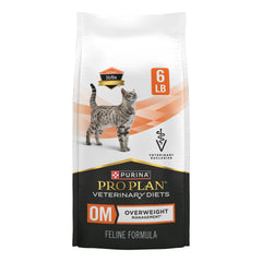 Pro Plan OM, alimento seco para gatos obesos en bolsa de 6 libras.