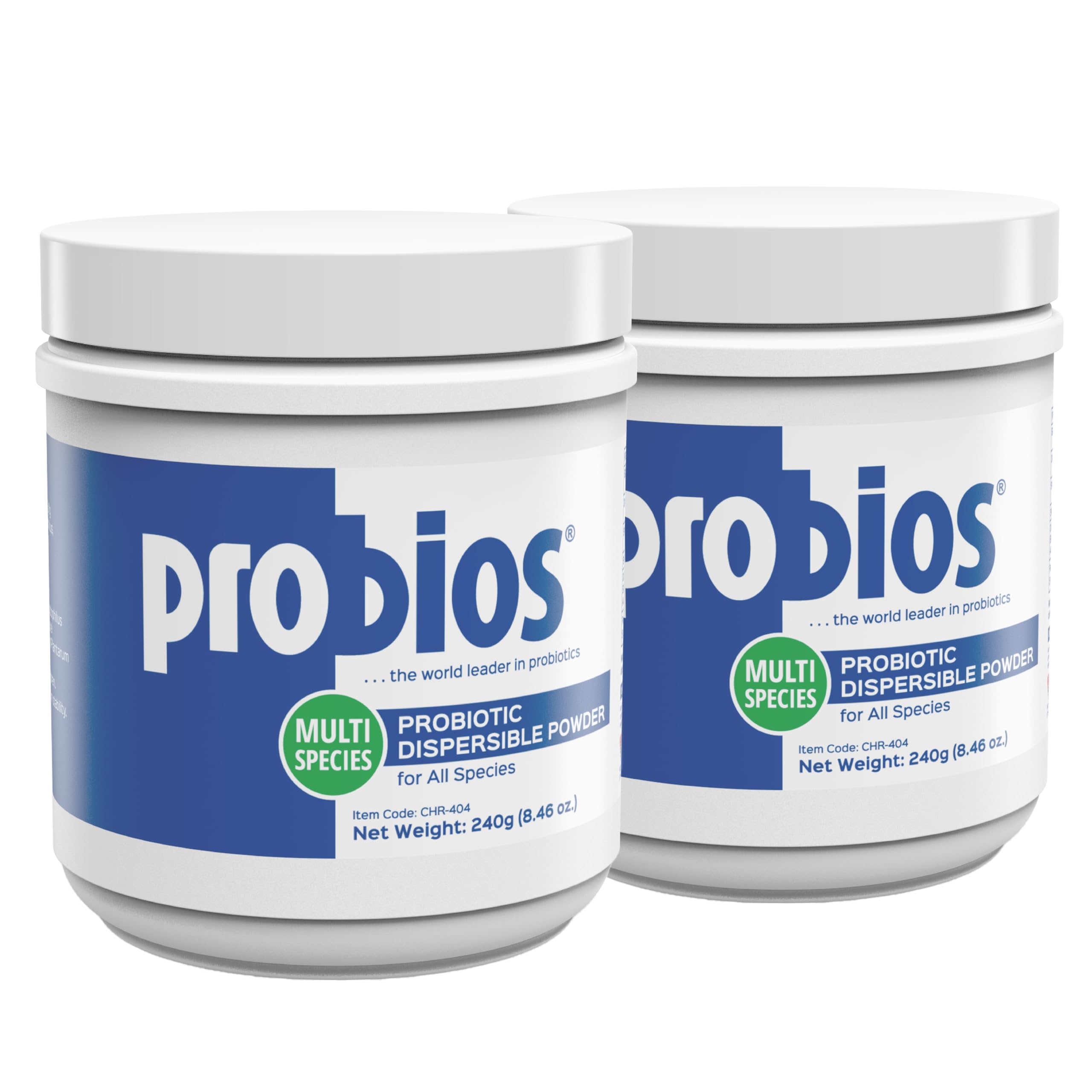 Probios Digestive Support polvo dispersible listo para mezclar en comida para mascotas.