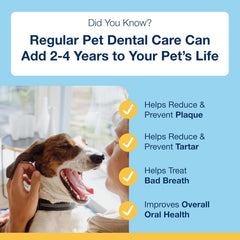 ProDen PlaqueOff para perros y gatos, uso diario recomendado.