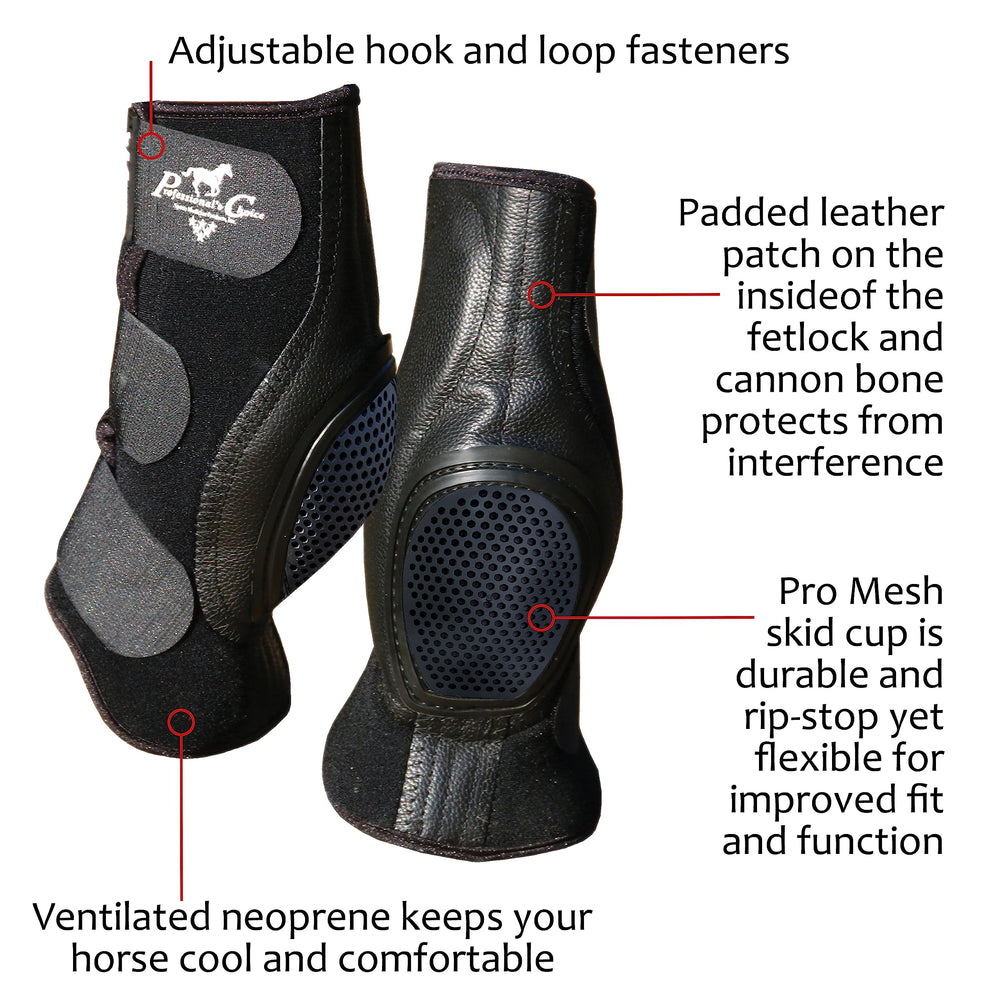 Professional's Choice Ventech Slidetec con neopreno ventilado para mantener al caballo fresco.