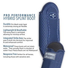 Professional's Choice Pro Performance, prueba de impermeabilidad, la bota no retiene agua.