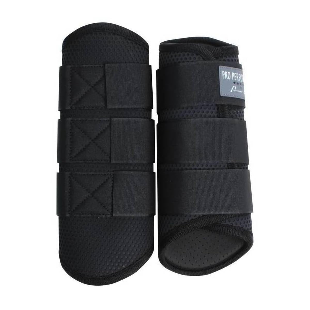 Botas Elite XC de Professional's Choice, par trasero negro, talla mediana, protección y rendimiento.
