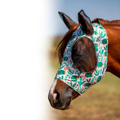 Professional's Choice Comfort-Fit Fly Mask para caballo con malla ocular y orejas, visión clara
