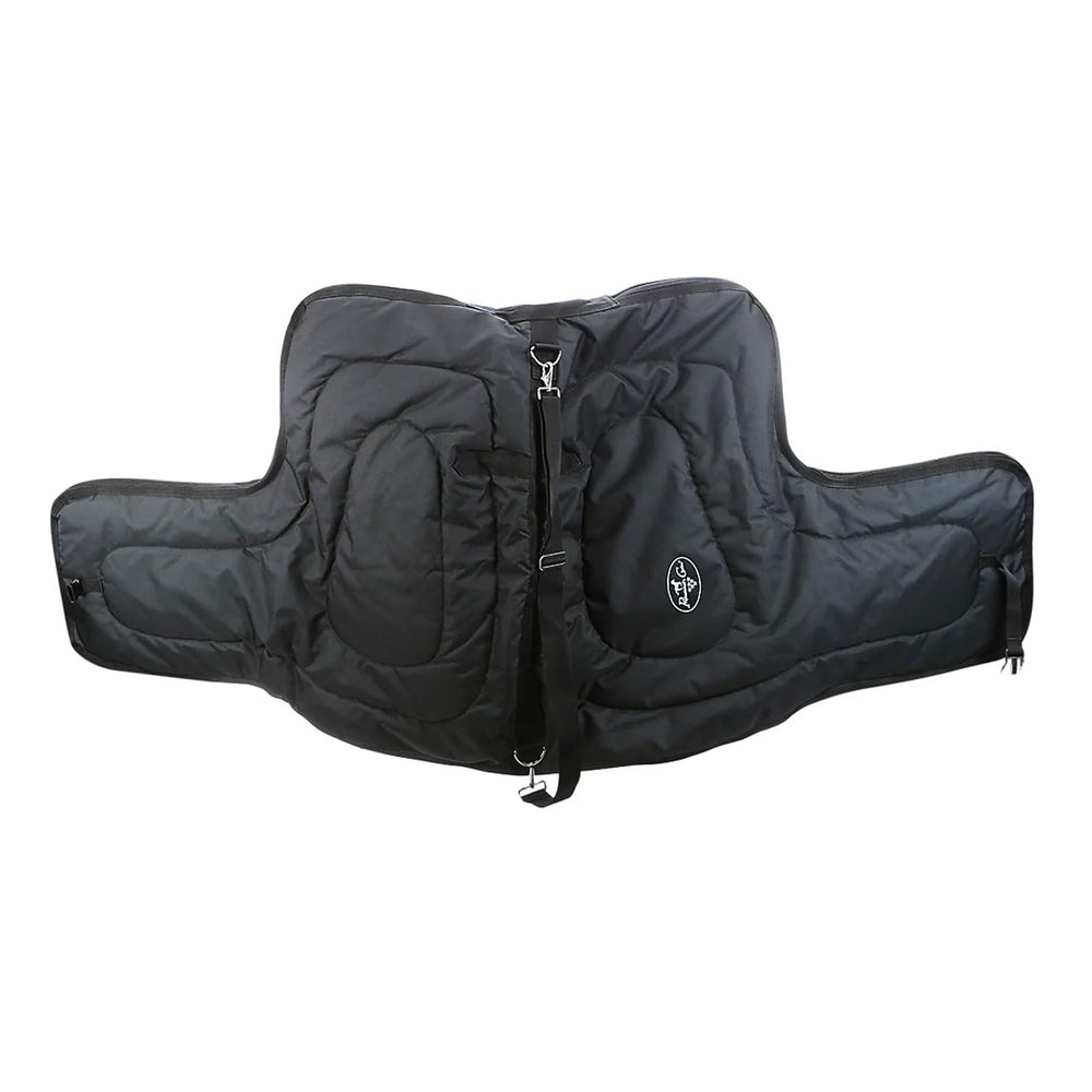 Professional's Choice Western Saddle Case, interior acolchado que mantiene la silla de montar a salvo de golpes.