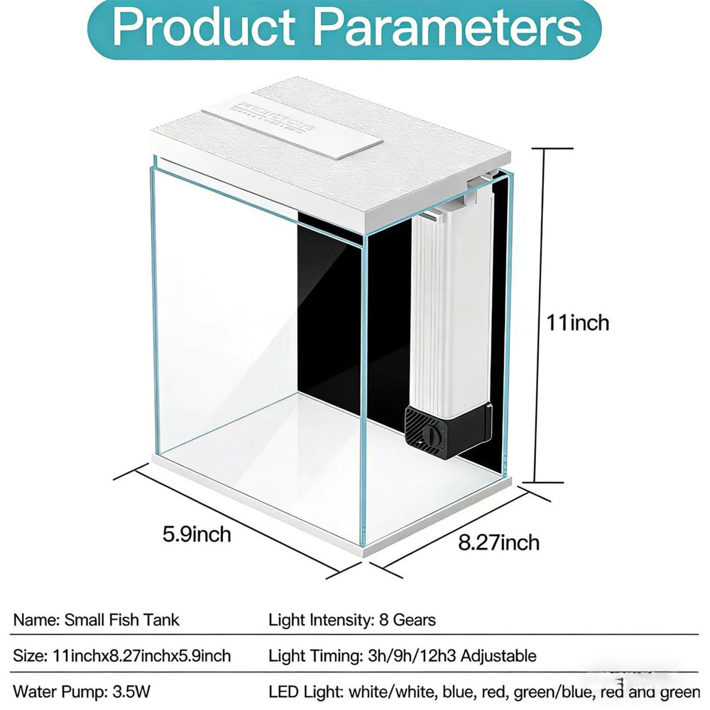 Pronetcus acuario hábitat saludable para bettas y peces pequeños