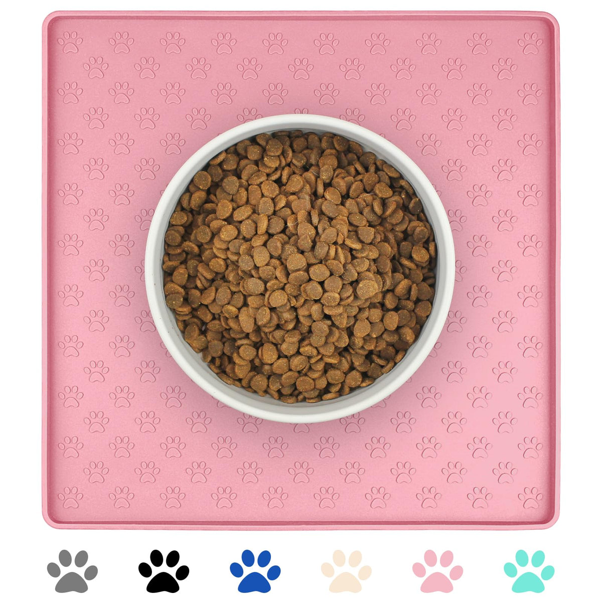 Ptlom Placemat Rosa: alfombrilla para evitar derrames bajo los tazones