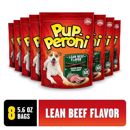 Pup-Peroni Lean Beef: textura blanda de bocaditos, premio sabroso para tu perro