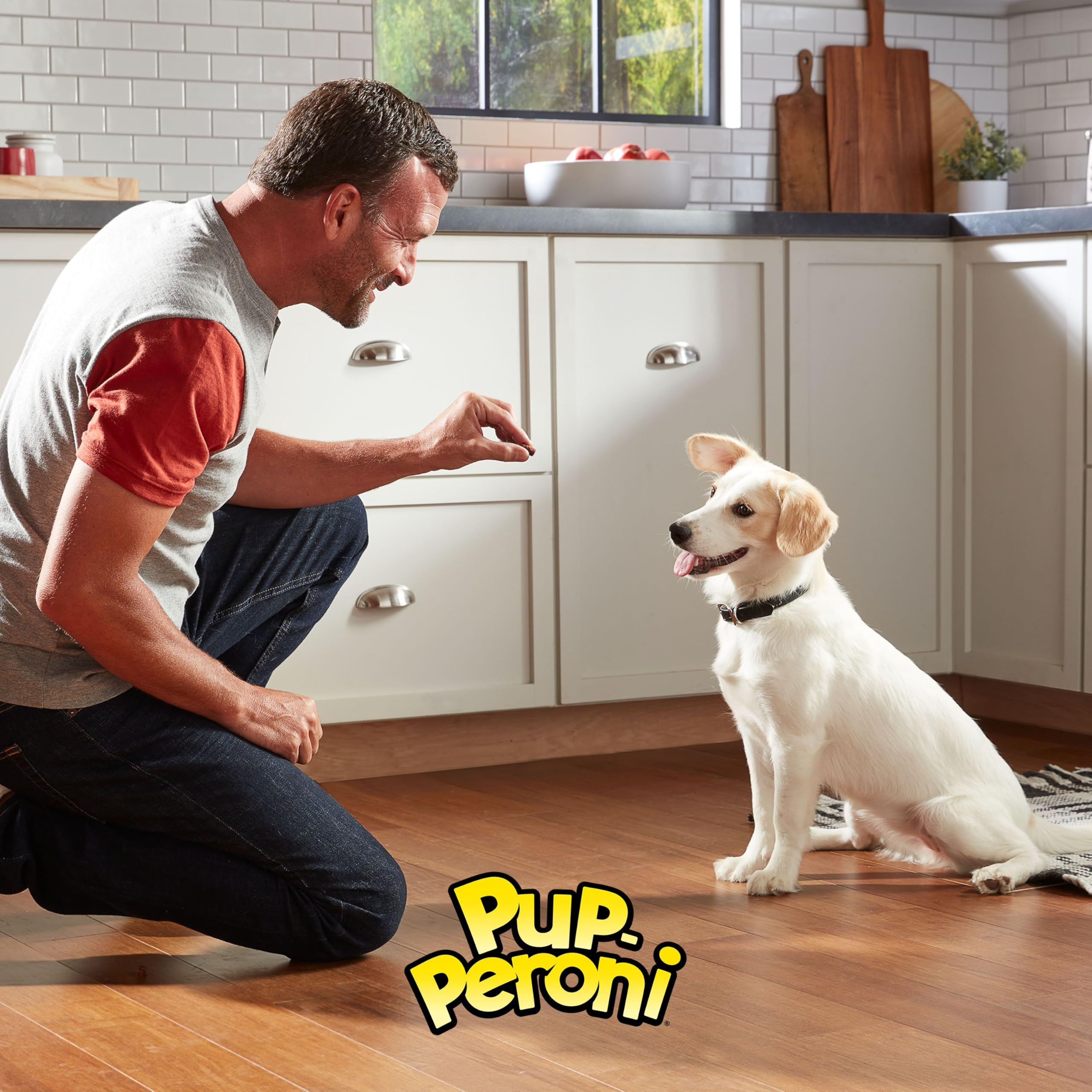 Cocción lenta que intensifica el aroma en Pup-Peroni Premios.