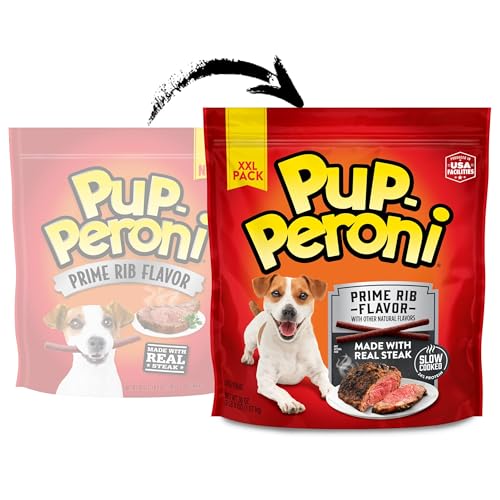 Carne de res real como primer ingrediente en Pup-Peroni Prime Rib.