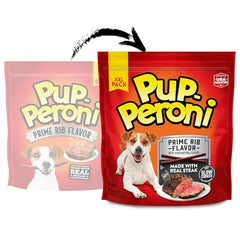 Carne de res real como primer ingrediente en Pup-Peroni Prime Rib.