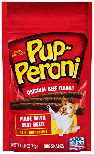 Pup-Peroni bocaditos-ternera-para-perros; aroma irresistible para premiar