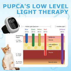 PUPCA cabezal DT con LEDs infrarrojos para alivio muscular profundo