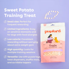 Pupford bocaditos entrenamiento tamaño muy pequeños para sesiones cortas.