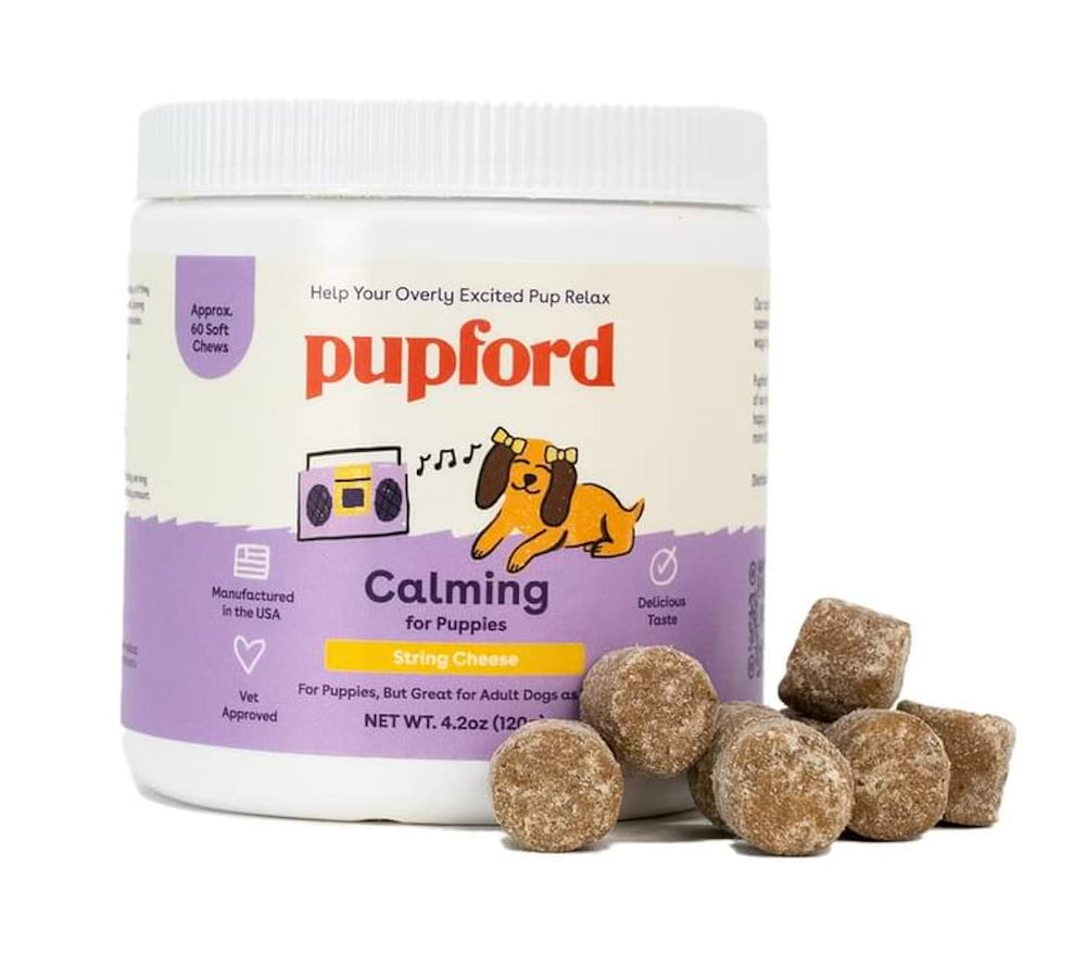 Pastillas Pupford Calm con sabor a queso de cuerda facilitan la ingesta.