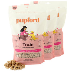 Premios Pupford congelados para entrenamiento con salmón y aroma atractivo