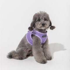 Diseño tipo chaleco Puppia en violeta para estilo y comodidad