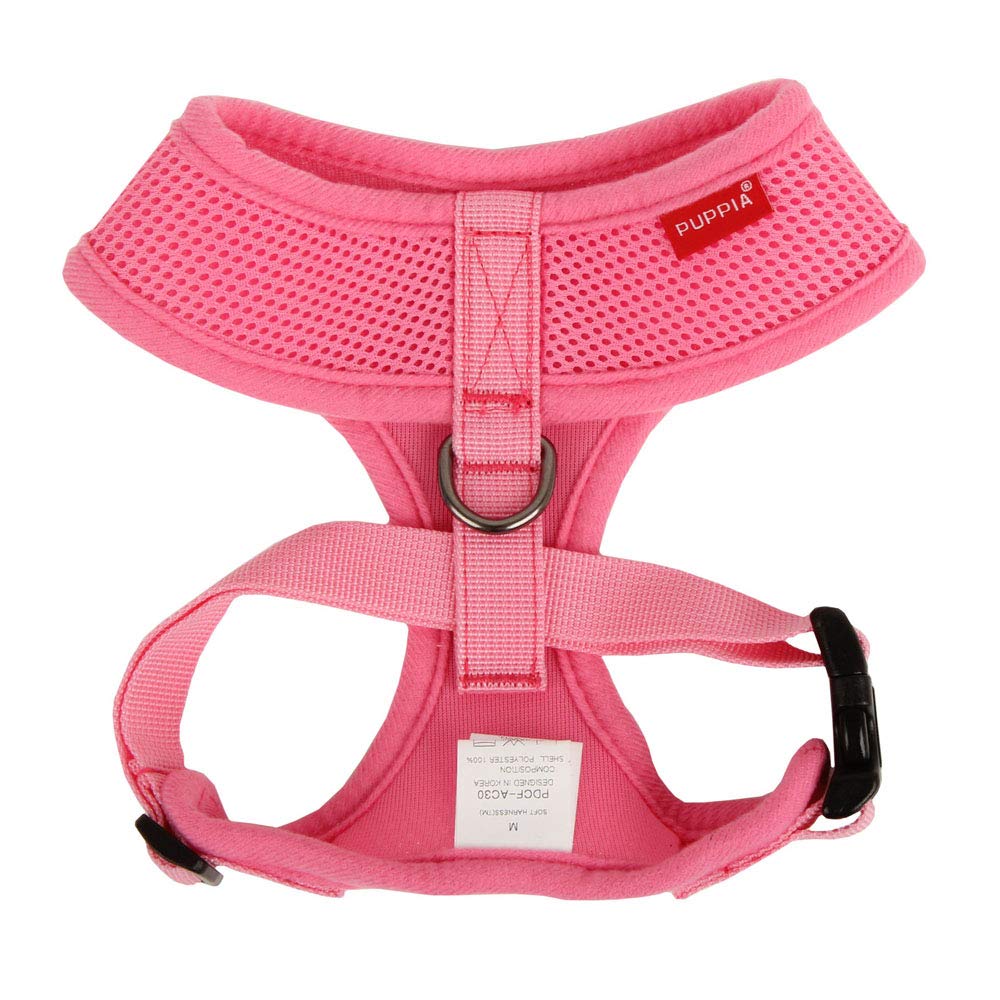 Puppia arnés suave, dorso con ajuste de pecho para mayor comodidad.