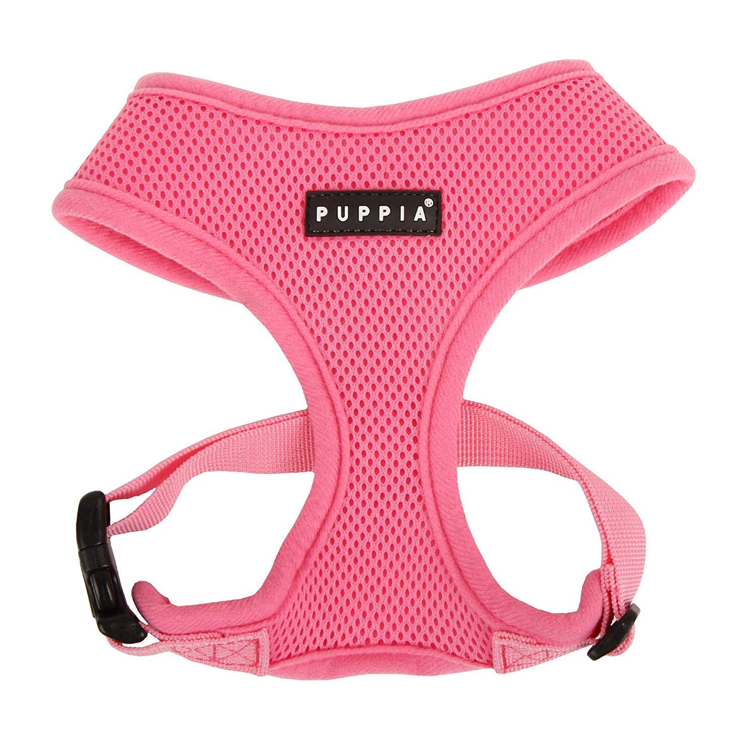 Arnés Puppia suave rosa para perro, ideal para paseos diarios cómodos