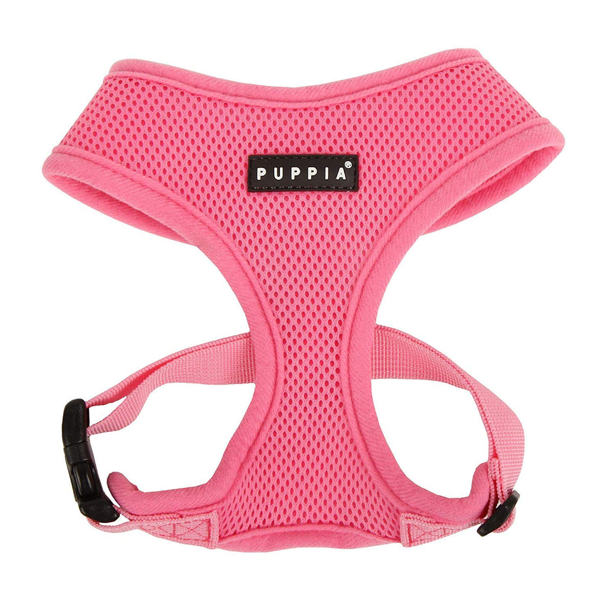 Arnés Puppia suave rosa para perro, ideal para paseos diarios cómodos