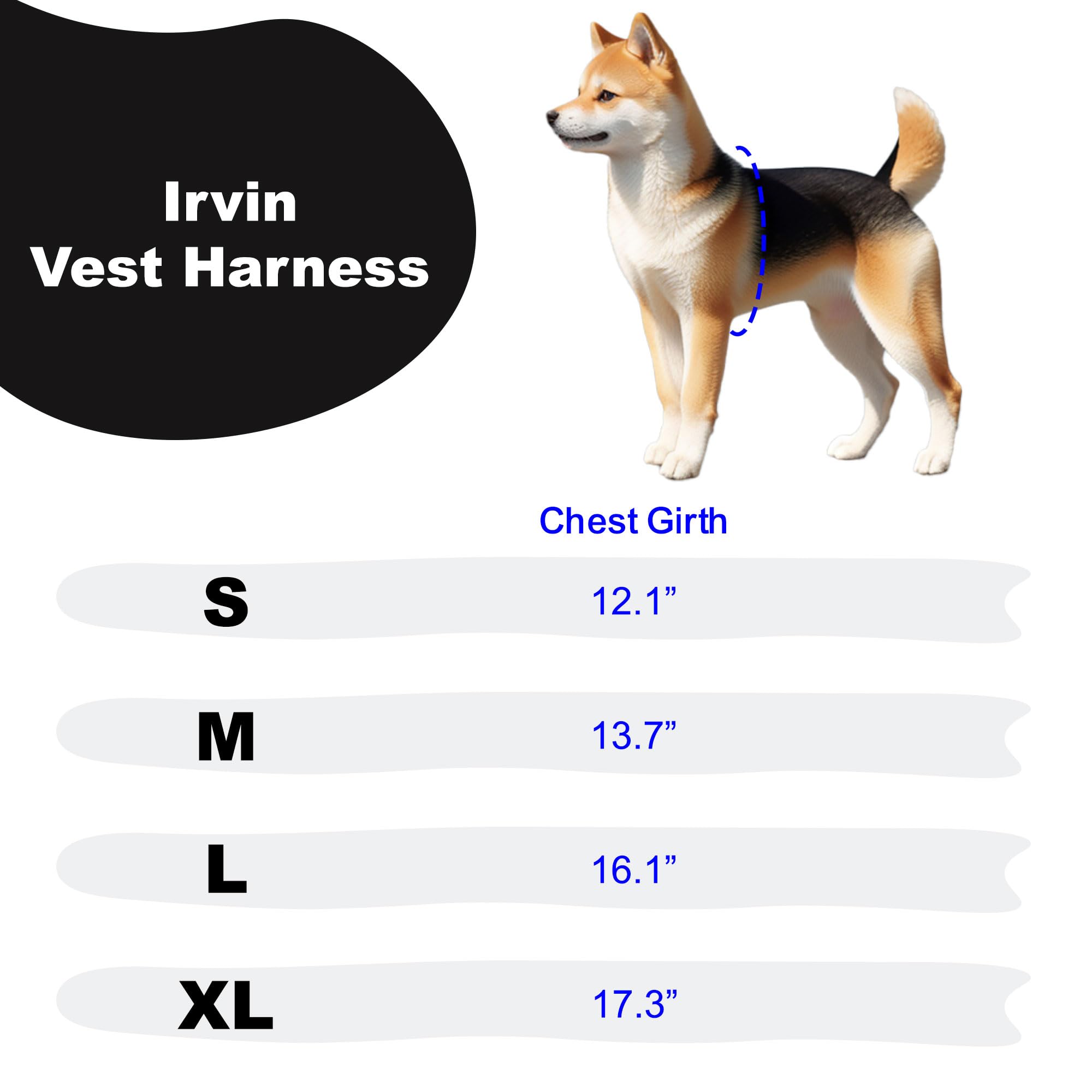 Arnés Puppia Irvin, talla XL para perros medianos, ajuste cómodo y seguro.