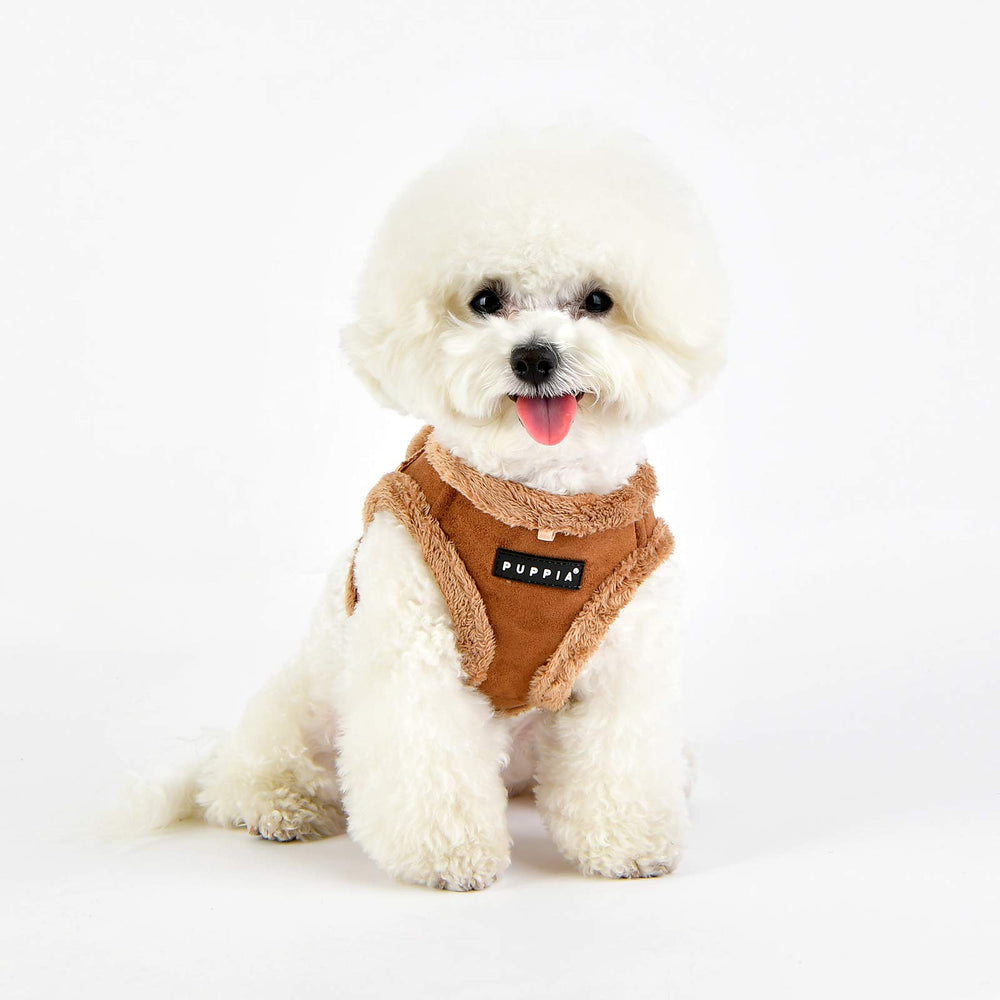 Puppia Terry Vest interior con forro suave para climas fríos
