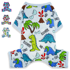 Puppishy Pijamas para Perro Mediano, vista frontal, cómodo de poner