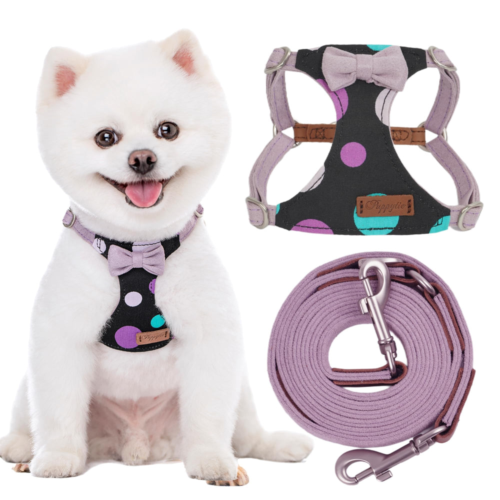 Puppytie arnés sin tirones para perro pequeño, cómodo para paseos diarios.