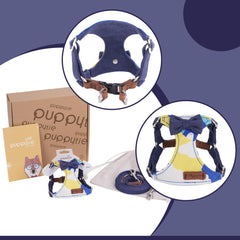 Arnés Puppytie suave y transpirable cuida la piel del perro.
