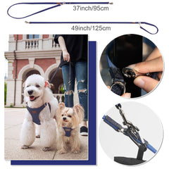 Tejido suave y transpirable Puppytie cuida la piel del perro.
