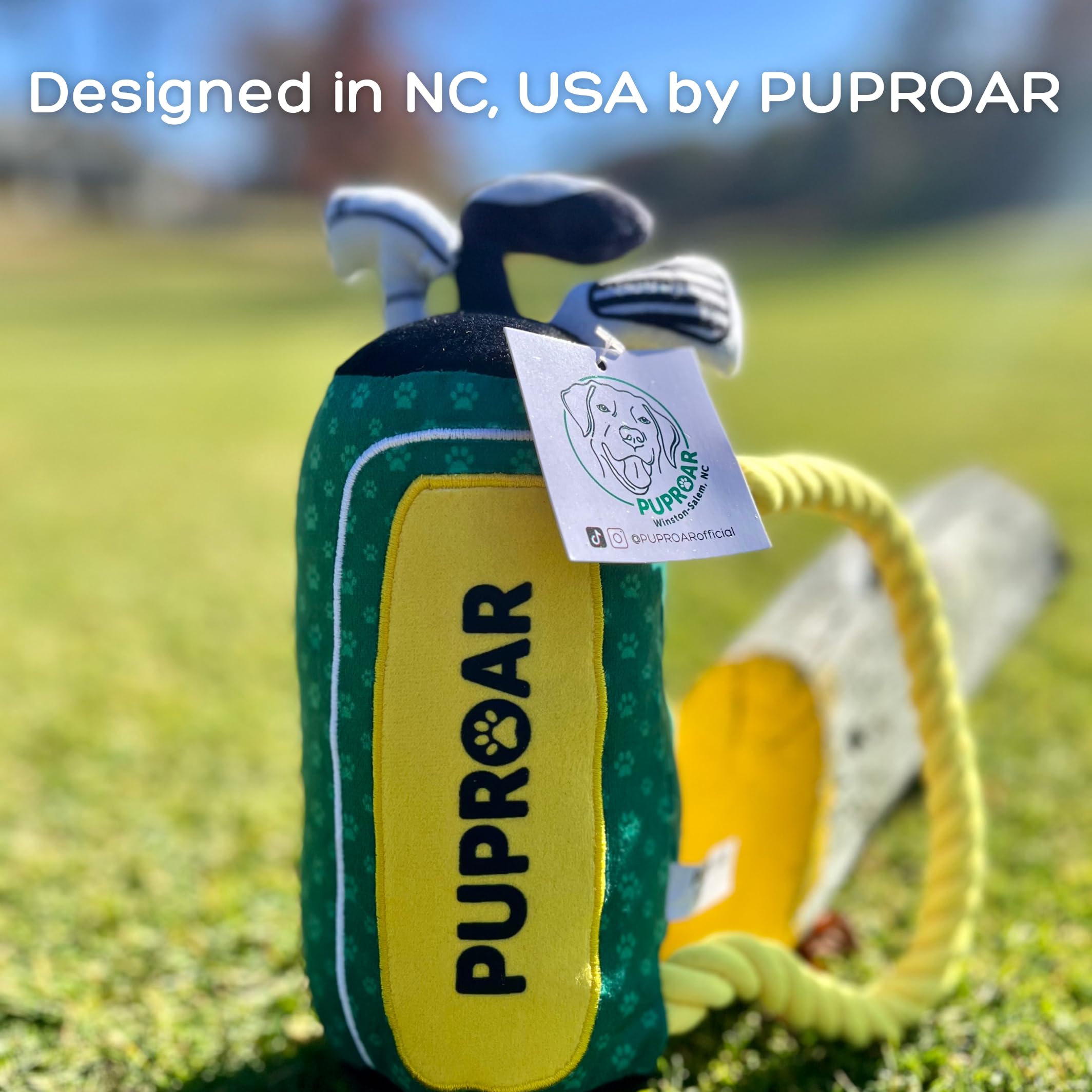 PUPROAR Golf Dog Toy para complementar con pickleball