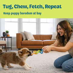Pupstages Bone Tugz, tamaño ideal para lanzar y buscar
