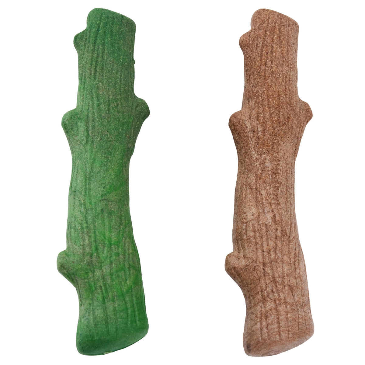 Pupstages Dogwood con madera real para masticación de mordedores moderados.