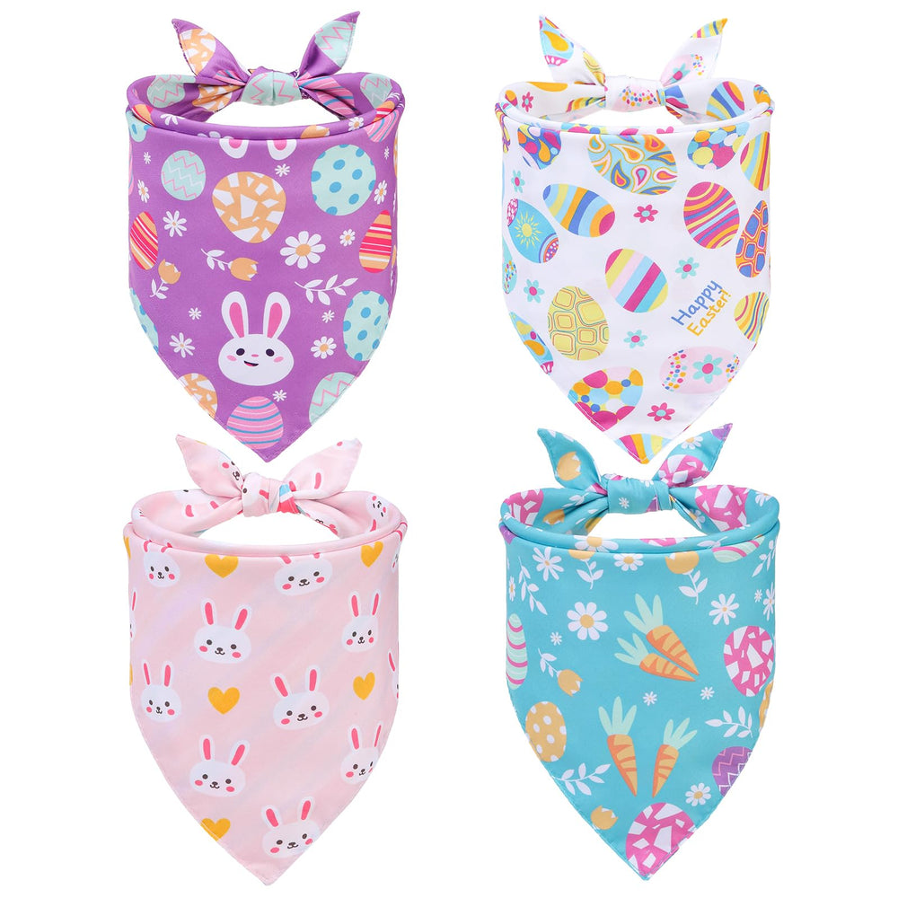 Pupteck bandana Pascua para perro, estilo primaveral y cómodo.