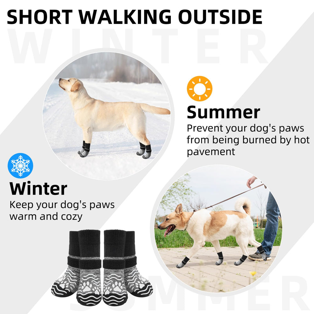 PUPTECK calcetines para perros, ideales para uso diario en climas extremos.