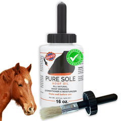 Pure Sole Aceite de Casco: botella con aplicador para uso diario.