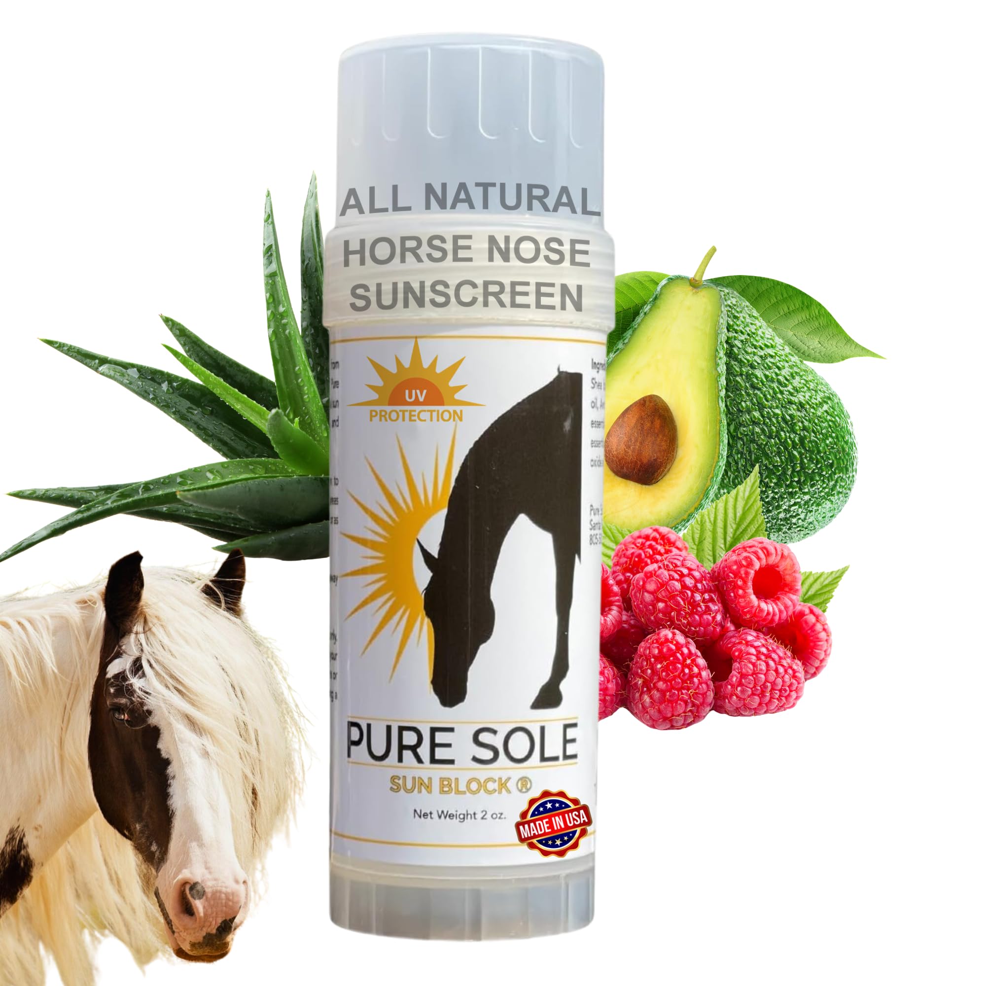 Uso anual de Pure Sole para caballos durante todas las estaciones