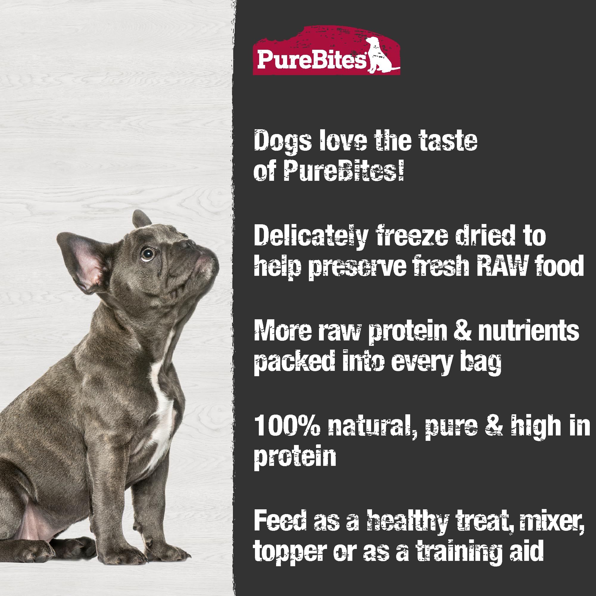 PureBites Corazón de Pollo: excelente recompensa durante el entrenamiento.