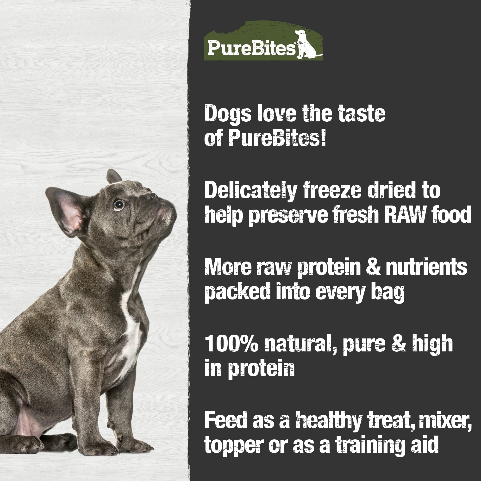 PureBites hígado de res liofilizado, topper nutritivo para las comidas