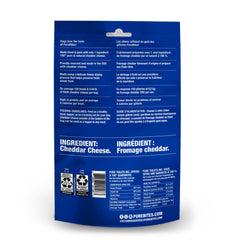 Envase de 119 g de PureBites cheddar, snack proteico para perros