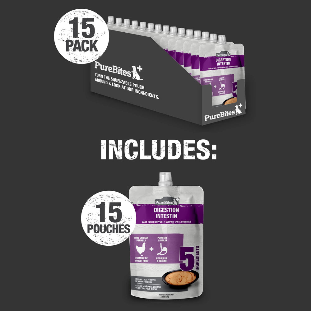 PureBites Plus Squeezables caja 15, opción de compra para familias.