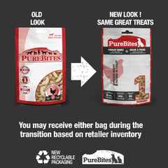 PureBites trozos de pollo puros, opción de snack con un solo ingrediente